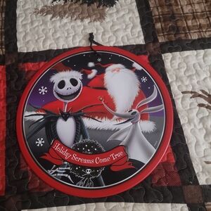 The Nightmare Before Christmas Screams Come True 12' Hanging Sign